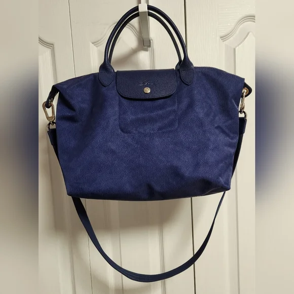 Longchamp Bags Longchamp Le Pliage Neo Jeans Tote Bag Poshmark
